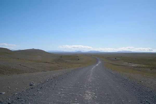 Kjolur Highland Karayolu F35, İzlanda, Avrupa boyunca buzul manzarası