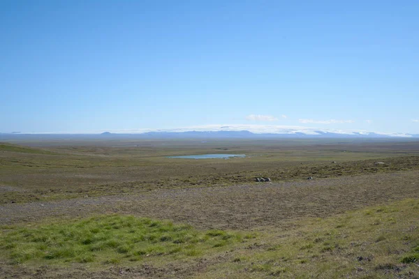 Kjolur Highland Karayolu F35, İzlanda, Avrupa boyunca buzul manzarası