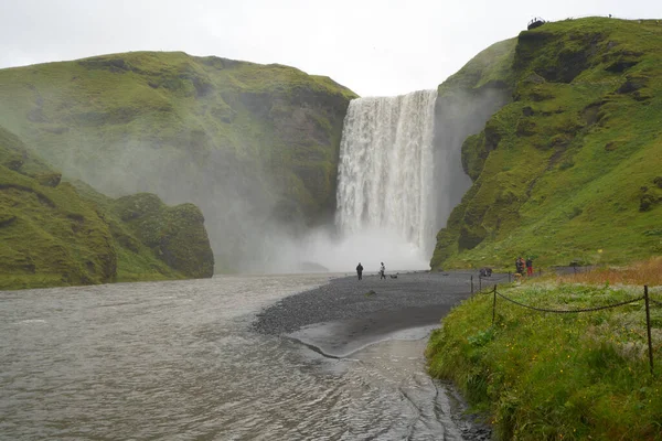 Cachoeira Skogarfoss Sul Islândia — Fotografia de Stock