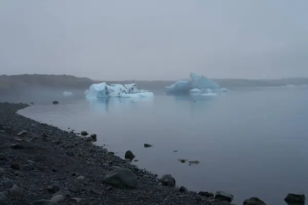 Jokulsarlon融化的冰山 — 图库照片