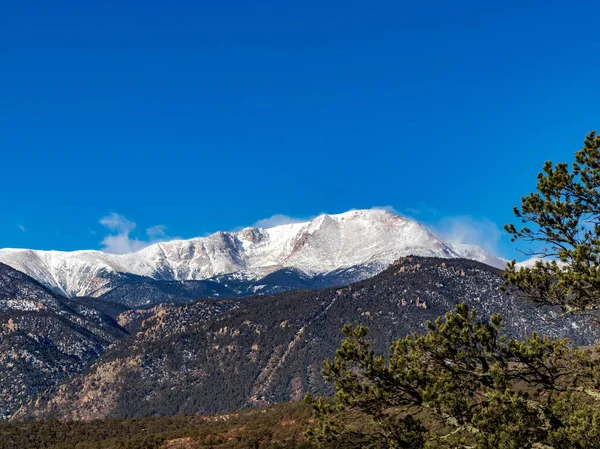 Pikes Peak Kış Aylarında Telifsiz Stok Imajlar