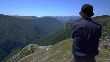 Bjelanica dağ Bosna-Hersek yaz manzara