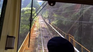 Koyasan Teleferiği ile Mount Koya Wakayama Japan'a seyahat18 Ağustos 2019
