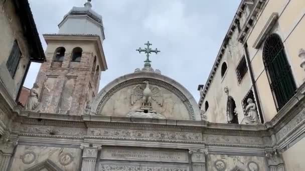 Scuola Grande San Giovanni Evangelista Venezia Venezia Ottobre 2019 — Video Stock