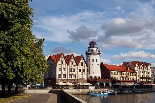 Kaliningrad Russland September 2018 Fischerdorf Historischer Ethnografischer Und Handwerklicher Komplex — Stockfoto