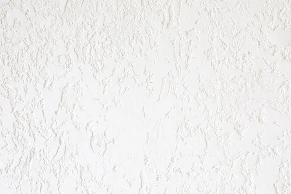 Finishing the wall with white stucco texture. Suitable for painting — Stock Photo, Image