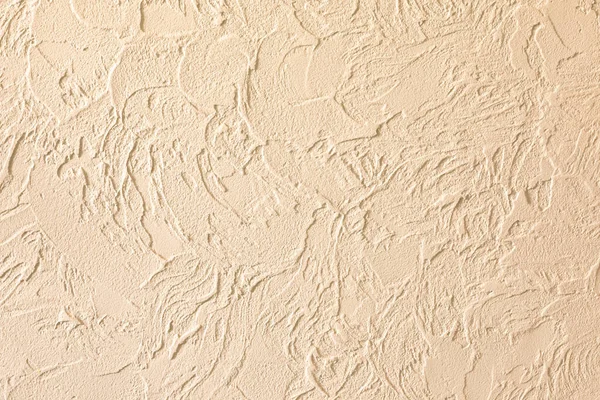 Decorative Venetian Plaster Beige Pattern Texturized Putty Copy Space — Stock Photo, Image