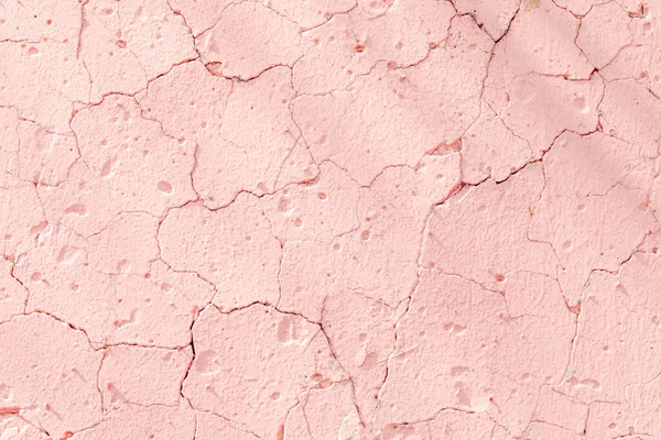 Muro Cemento Rosa Incrinato Design Sul Tema Del Tempo Entropia — Foto Stock