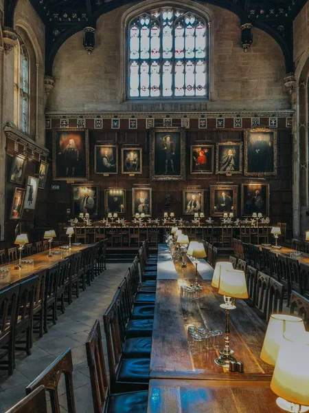 Oxford, Wielka Brytania-07 07 2019: zdjęcie wielkiej sali. Obraz Stockowy