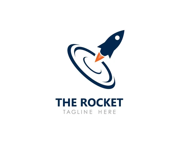 Rocket logo icon — Stock Vector