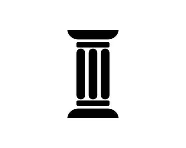 Kolumnen logotyp mall — Stock vektor