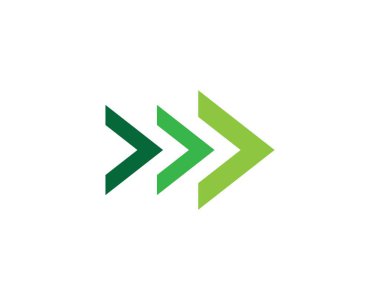 Ok vektör illüstrasyon simgesi logosu