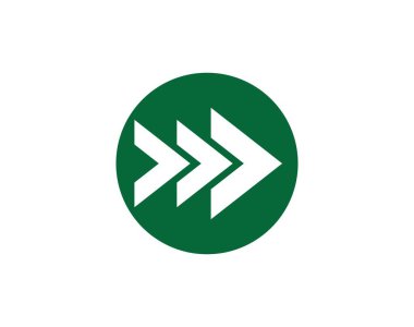 Ok vektör illüstrasyon simgesi logosu