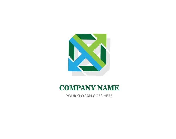 화살표 벡터 일러스트 아이콘 Logo — 스톡 벡터