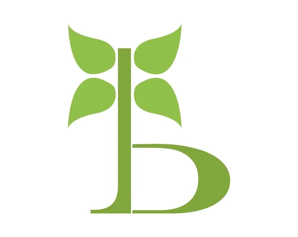 B Letter Icon Design — Stock Vector