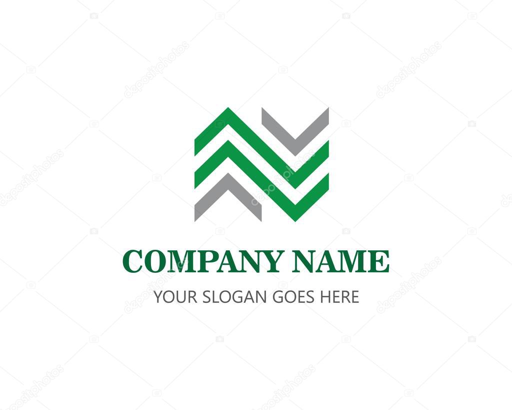Arrows logo template vector icon illustration design