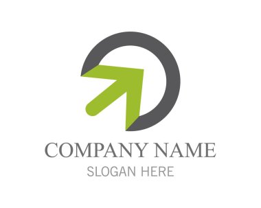 Ok vektör illüstrasyon simgesi logosu