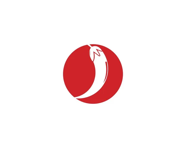 Chili logo şablonu — Stok Vektör