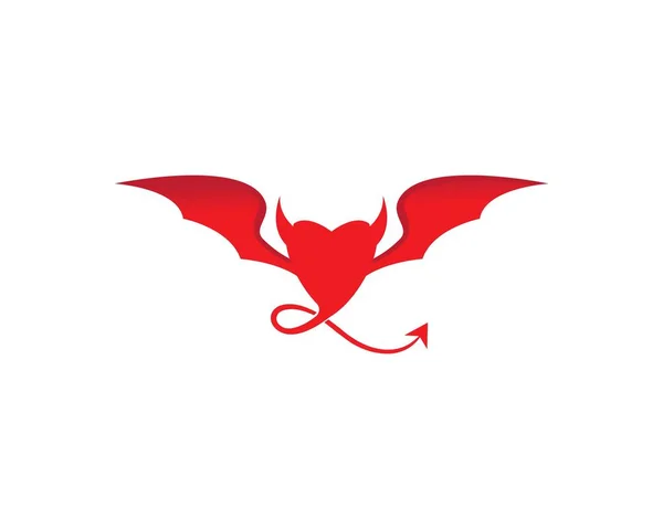 Πρότυπο λογότυπο του διαβόλου — Διανυσματικό Αρχείο