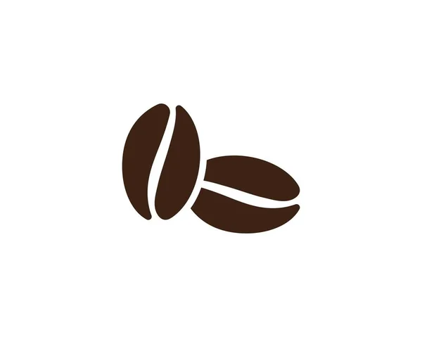 Plantilla de granos de café vector — Archivo Imágenes Vectoriales