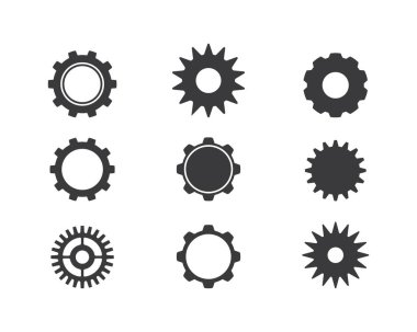 Dişli logo şablonu