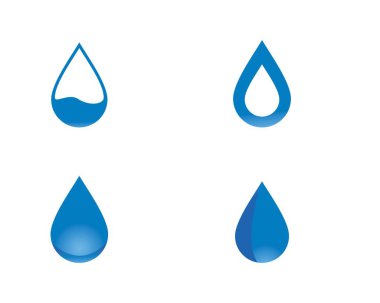 su damlası logo şablonu