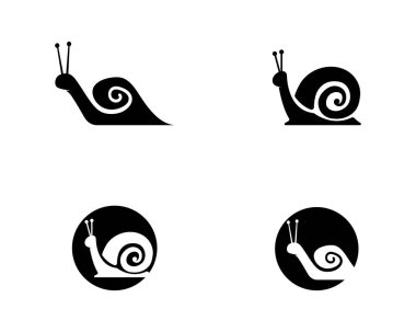 Salyangoz logo şablonu