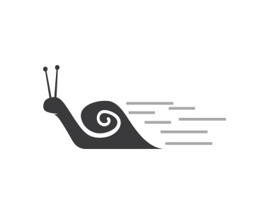 Salyangoz logo şablonu