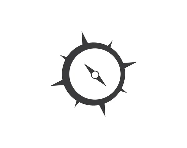 Pusula logo şablonu — Stok Vektör