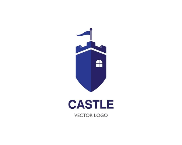 Castle Logo — Stock Vector