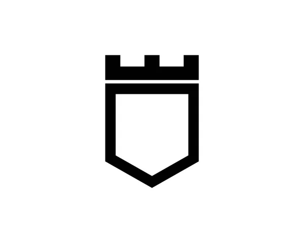 Castle logotyp — Stock vektor