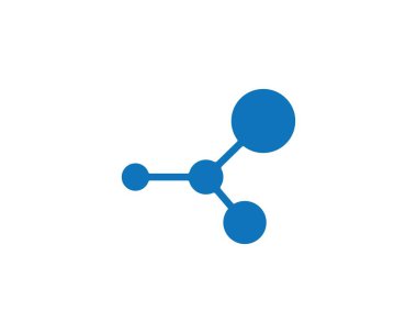 Molekül logo simge 