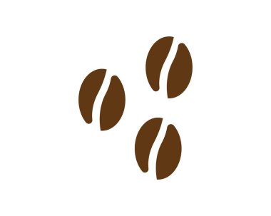 vektör kahve çekirdekleri şablonu 