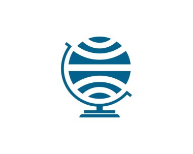 Dünya iş vektör logo şablonu