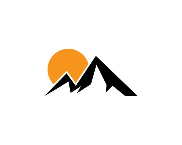 Logotipo montaña — Vector de stock