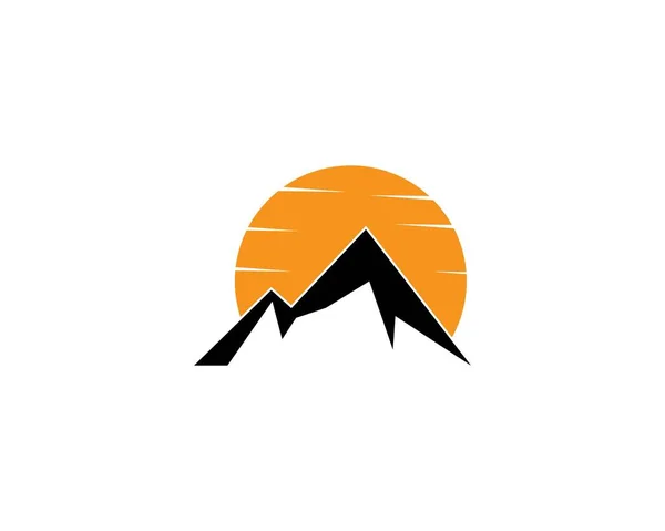 Logotipo montaña — Vector de stock