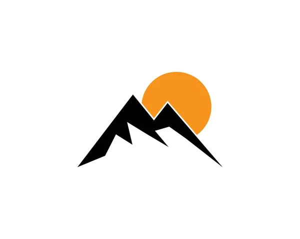 Logotipo montaña — Vector de stock