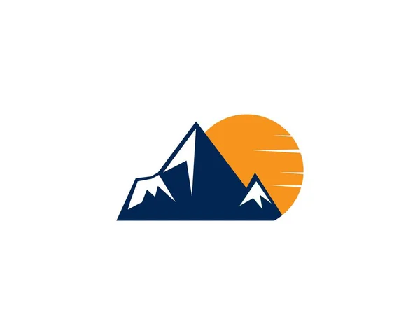 Logotipo montaña — Vector de stock