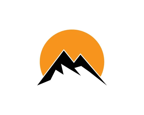 Logo montagna — Vettoriale Stock