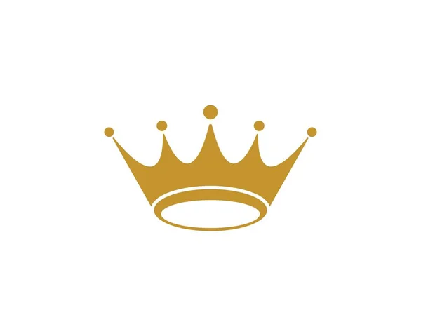 Plantilla Logo Corona — Archivo Imágenes Vectoriales