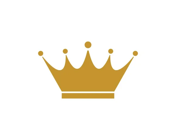 Vorlage für das Logo der Krone — Stockvektor