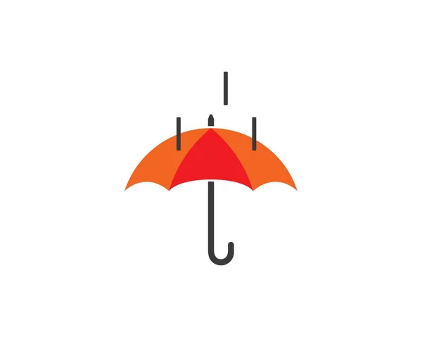 Umbrella logo template — Stock Vector