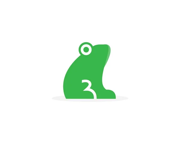 青蛙标志模板 — 图库矢量图片