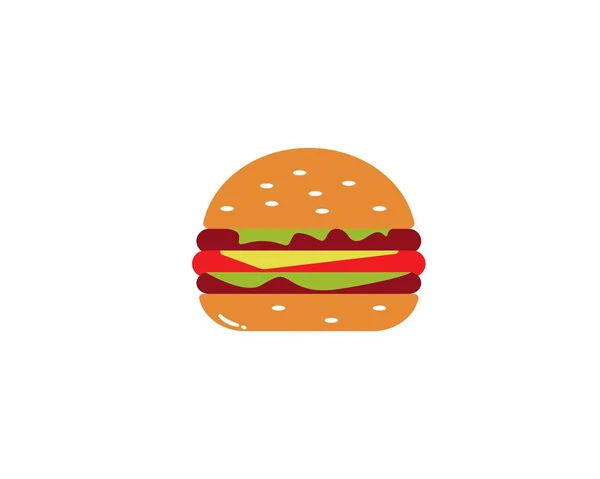 Значок вектора логотипа Burger — стоковый вектор