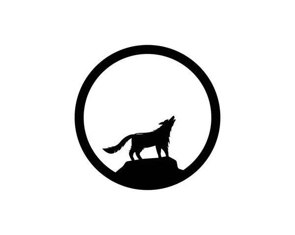 Vecteur de logo Wolf — Image vectorielle