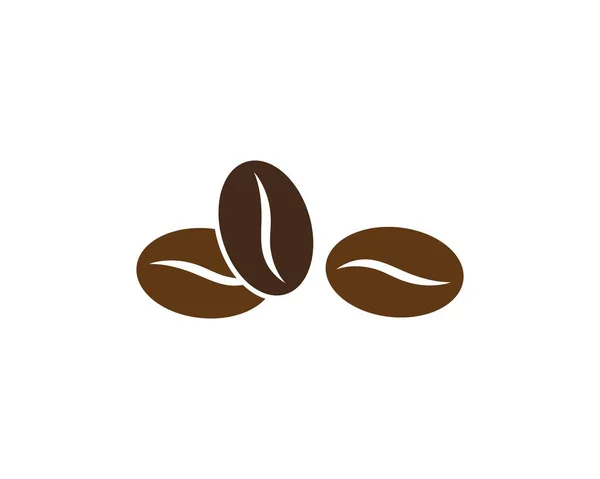 Plantilla de granos de café vector — Archivo Imágenes Vectoriales