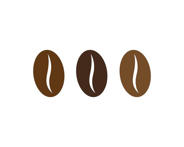 vector coffee beans template 