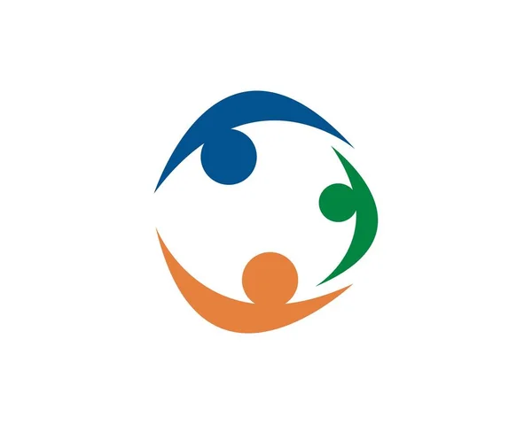 Family care Logo template — Stock Vector