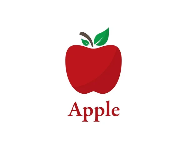 Plantilla logo Apple — Vector de stock