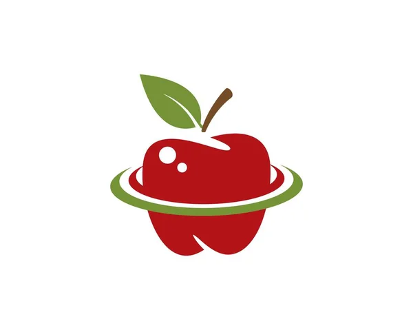 Modèle de logo Apple — Image vectorielle